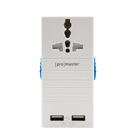 ProMaster Advanced Travel Adapter - AC & USB - Image 1