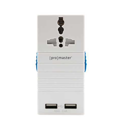 ProMaster Advanced Travel Adapter - AC & USB - Image 1