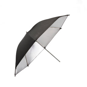 ProMaster 36" Reflective Umbrella - Silver with Black Backing - Image 1