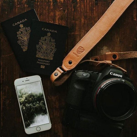 Langly Co Leather Camera Strap