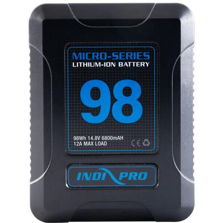 Indipro Tools Micro-Series 98Wh Gold Mount Battery Kit w/ Battery Belt for BMPCC 4K/6K/6K Pro/6k G2
