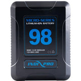98Wh V-Mount Battery and Complete Power Kit for Canon LP-E6 Devices