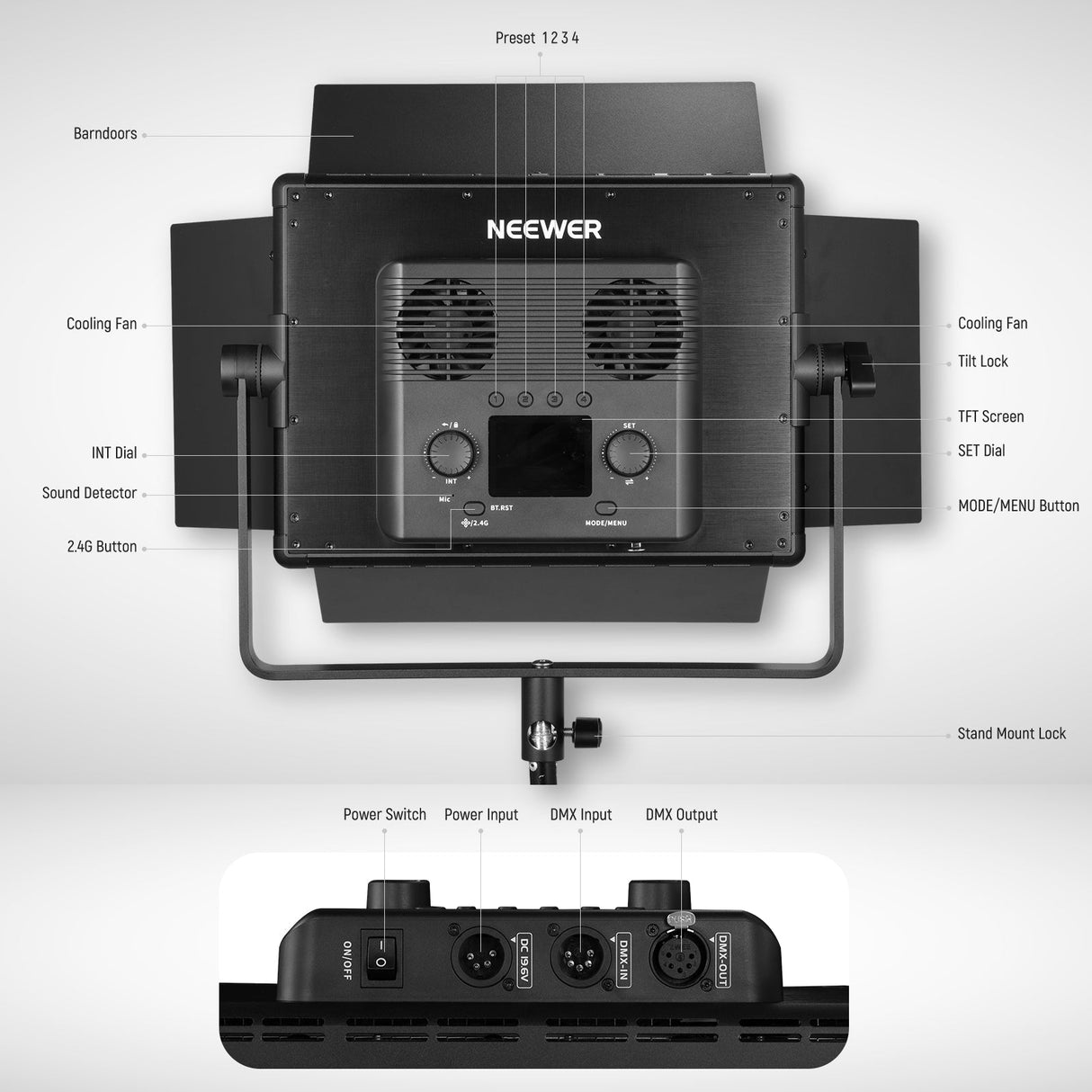 NEEWER PL60C RGB LED Video Light