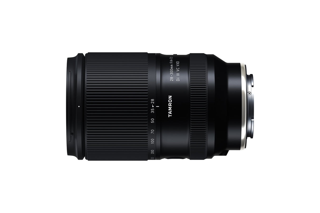 Tamron 28-300mm F/4-7.1 Di III VC VXD — top view