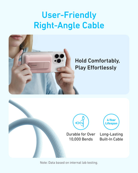 Anker Zolo Magnetic Power Bank (10K, 30W, Built-in USB-C Cable)