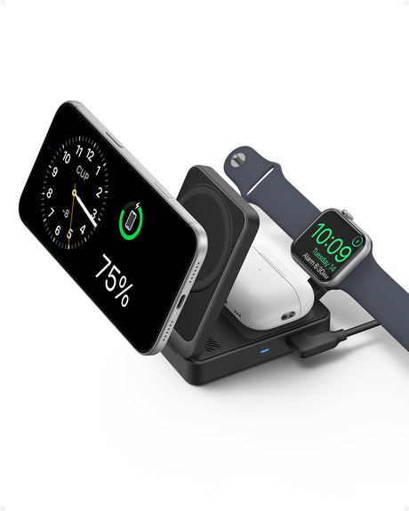 Anker MagGo Wireless Charging Station (Foldable 3-in-1)