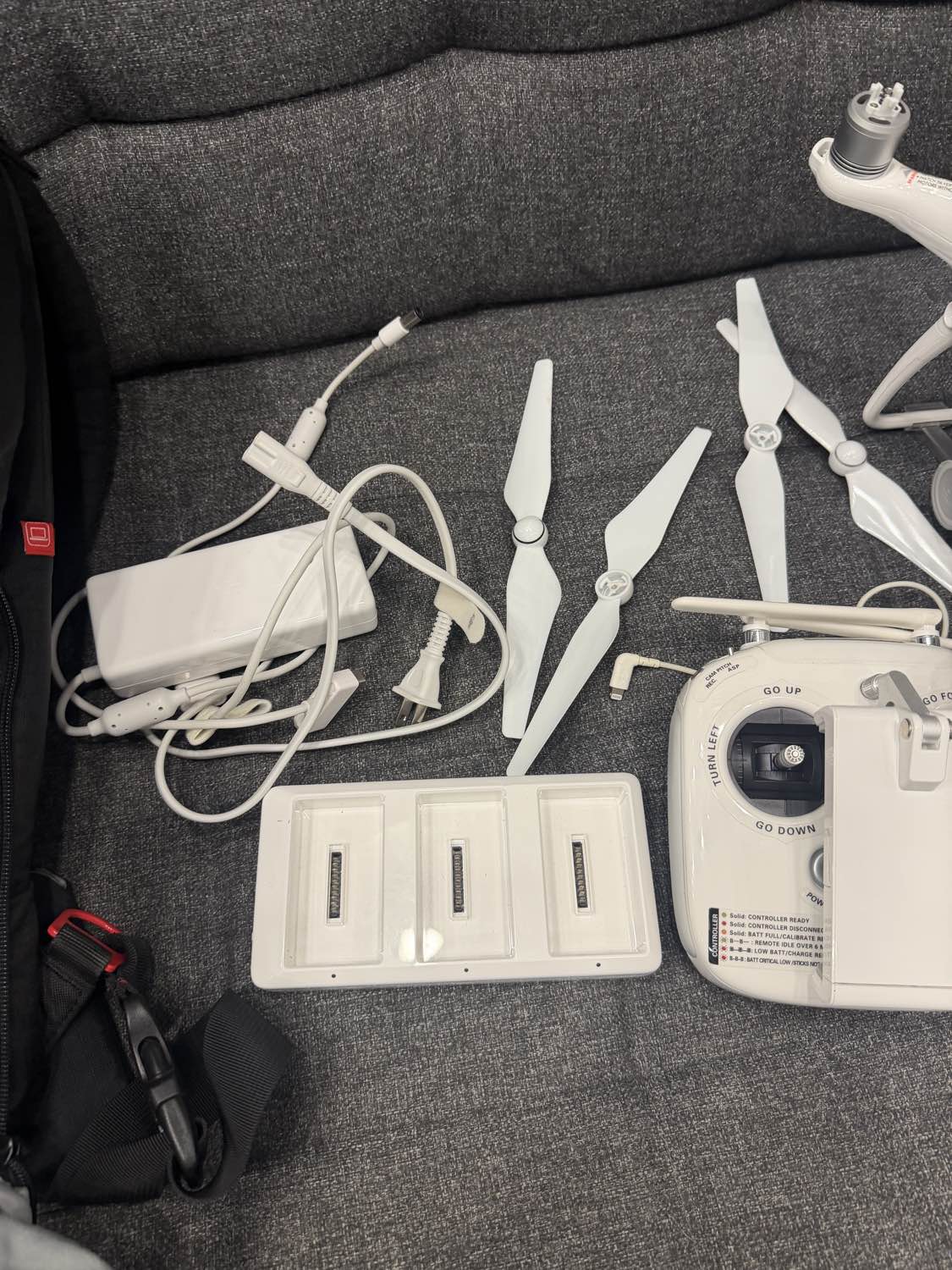 Used DJI Phantom Drone with Backpack & Accessories