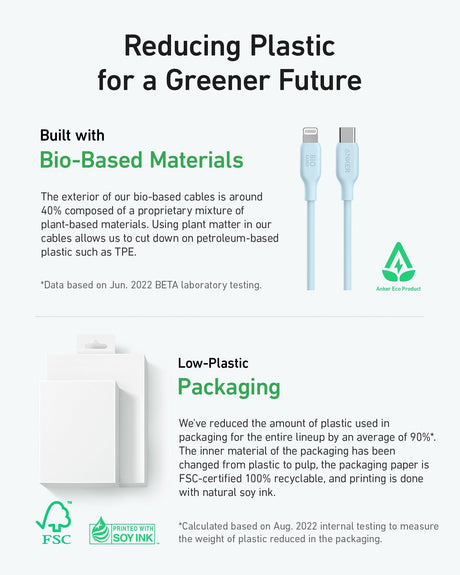 Anker 541 USB-C to Lightning Cable (Bio-Based)