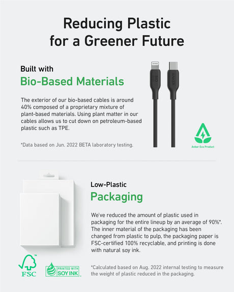 Anker 541 USB-C to Lightning Cable (Bio-Based)