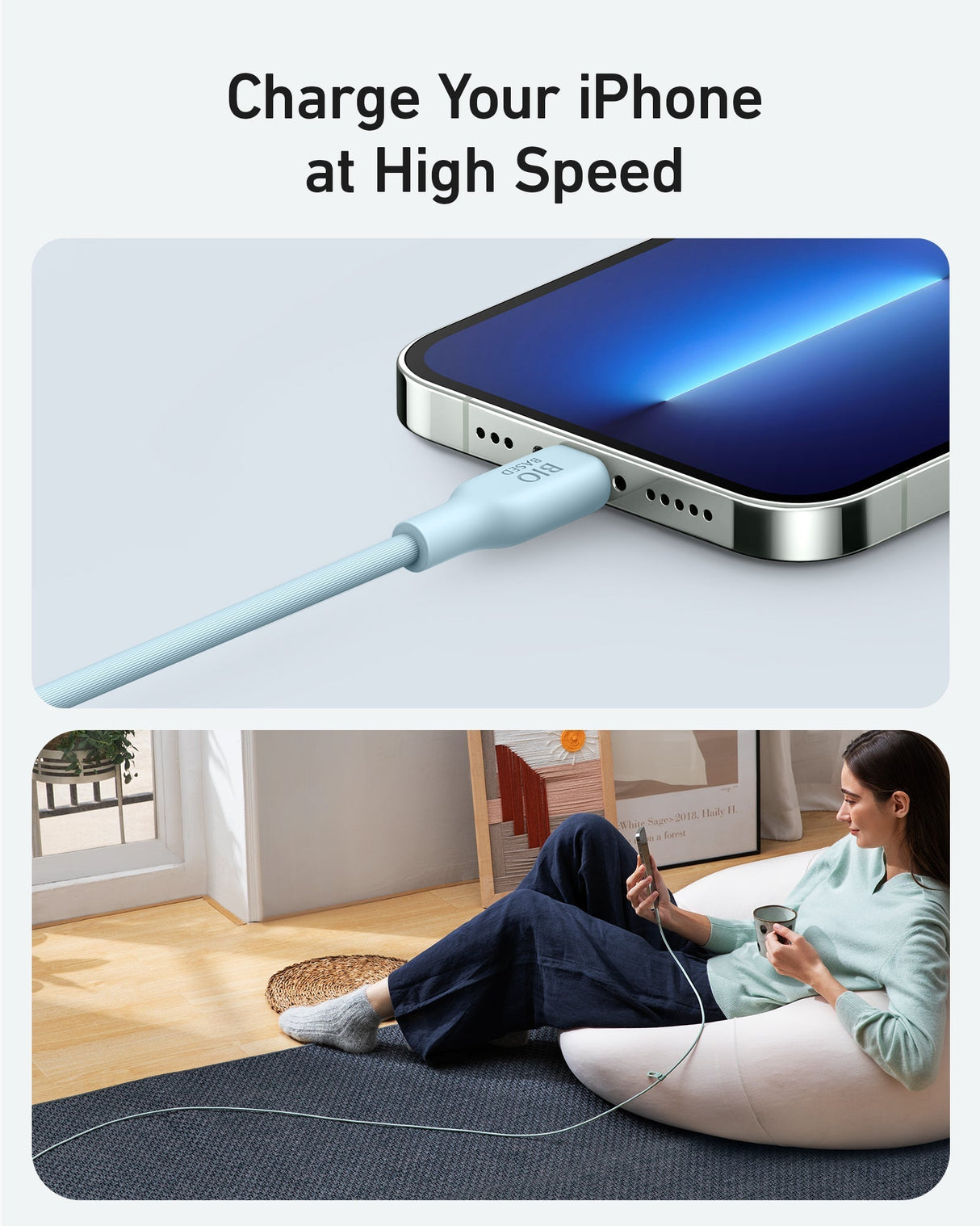 Anker 541 USB-C to Lightning Cable (Bio-Based)