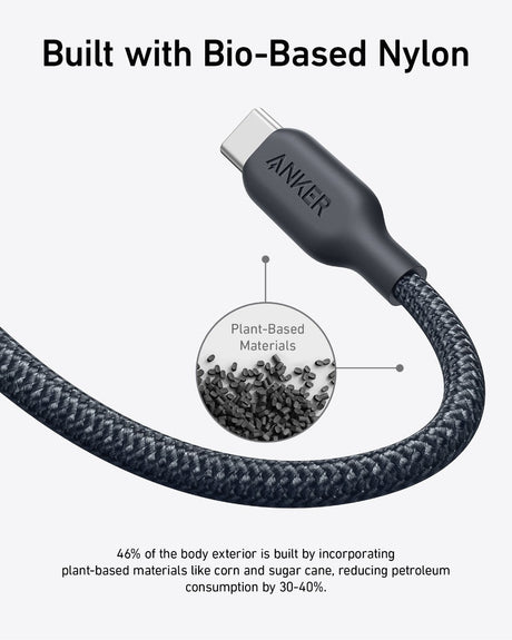 Anker 543 USB-C to USB-C Cable (Bio-Braided, 6 ft)
