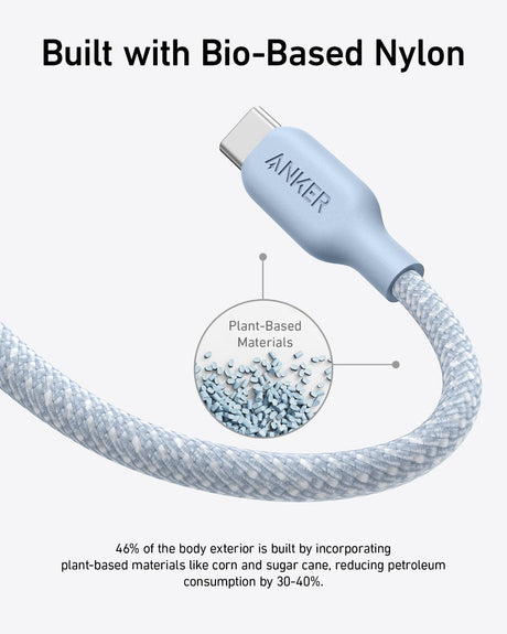 Anker 543 USB-C to USB-C Cable (Bio-Braided, 6 ft)