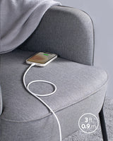 Anker 641 USB-C to Lightning Cable (Flow, 3 ft Silicone)