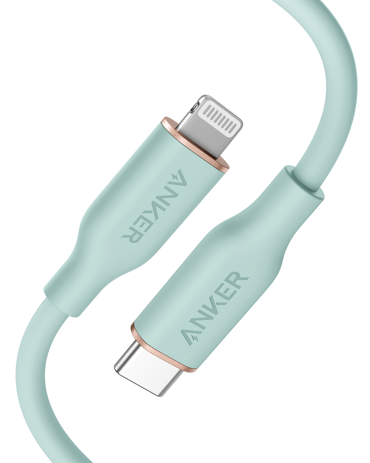 Anker 641 USB-C to Lightning Cable (Flow, 3 ft Silicone)