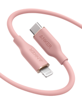 Anker 641 USB-C to Lightning Cable (Flow, 3 ft Silicone)