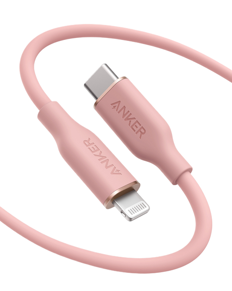 Anker 641 USB-C to Lightning Cable (Flow, 3 ft Silicone)