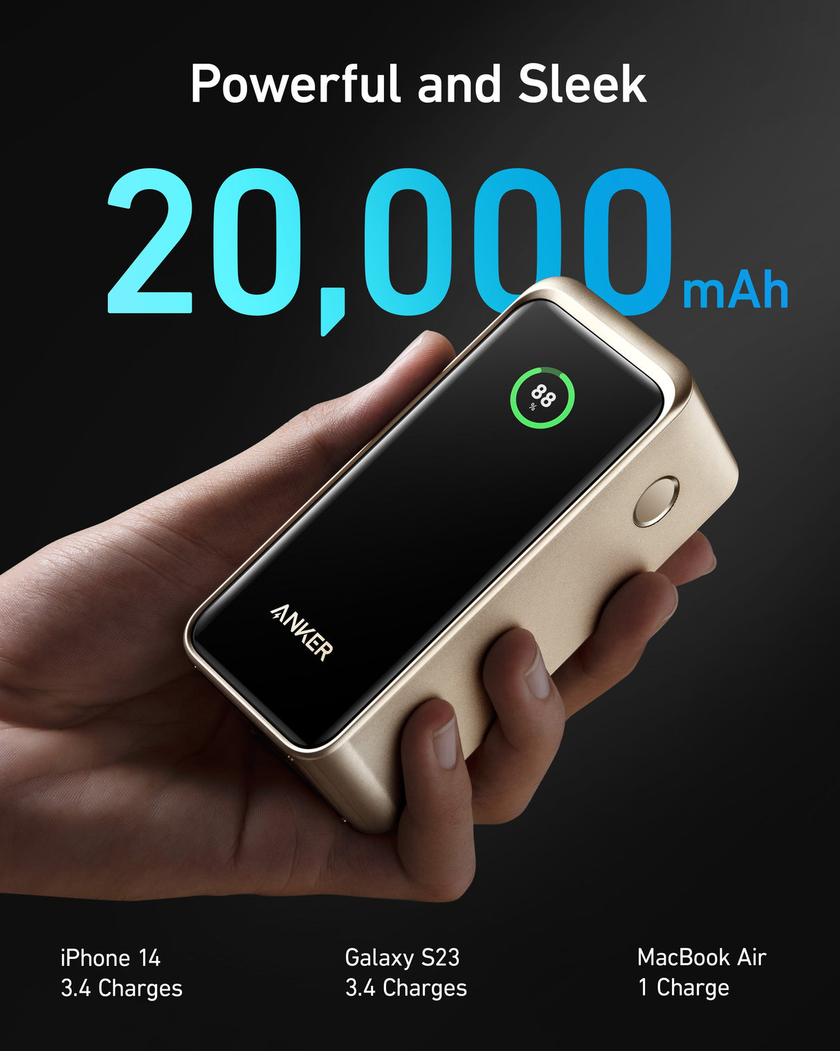 Anker Prime 20,000mAh Power Bank (200W) with 100W Charging Base