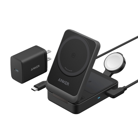 Anker MagGo Wireless Charging Station (Foldable 3-in-1)