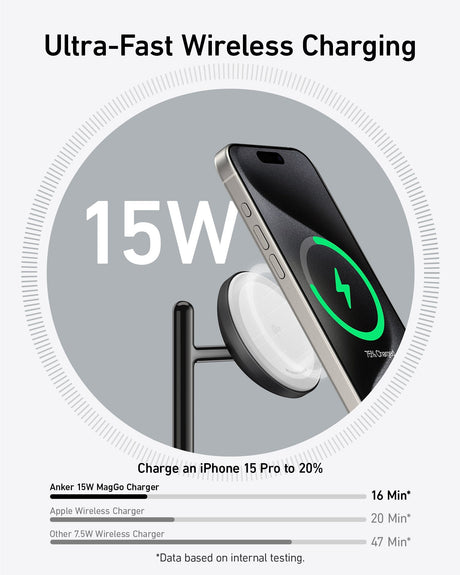 Anker MagGo Wireless Charging Station (3-in-1 Stand)