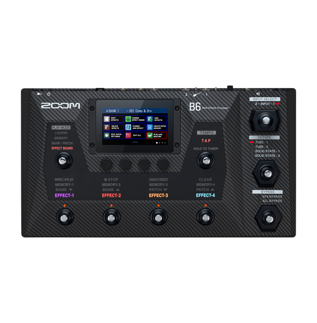Zoom Multi-Effects Processor for Bass