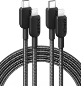 Anker 310 USB-C to Lightning Cable (6 ft, 2-Pack)