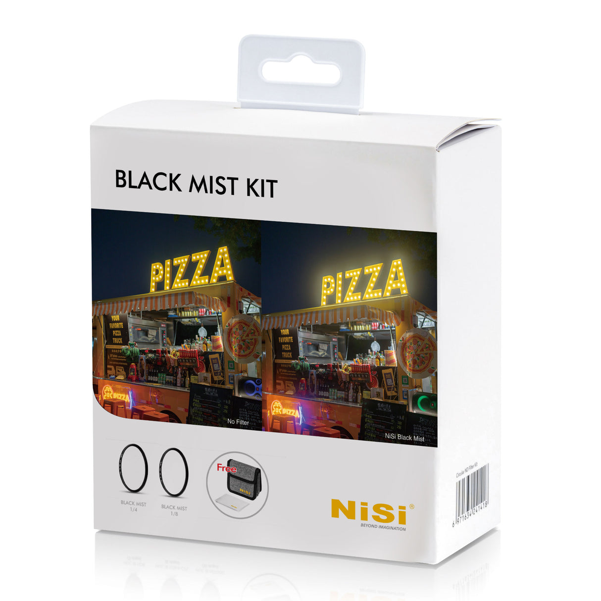 NiSi 82mm Black Mist Kit with 1/4, 1/8 and Case