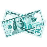 100x $100 New Series Turquoise Bills