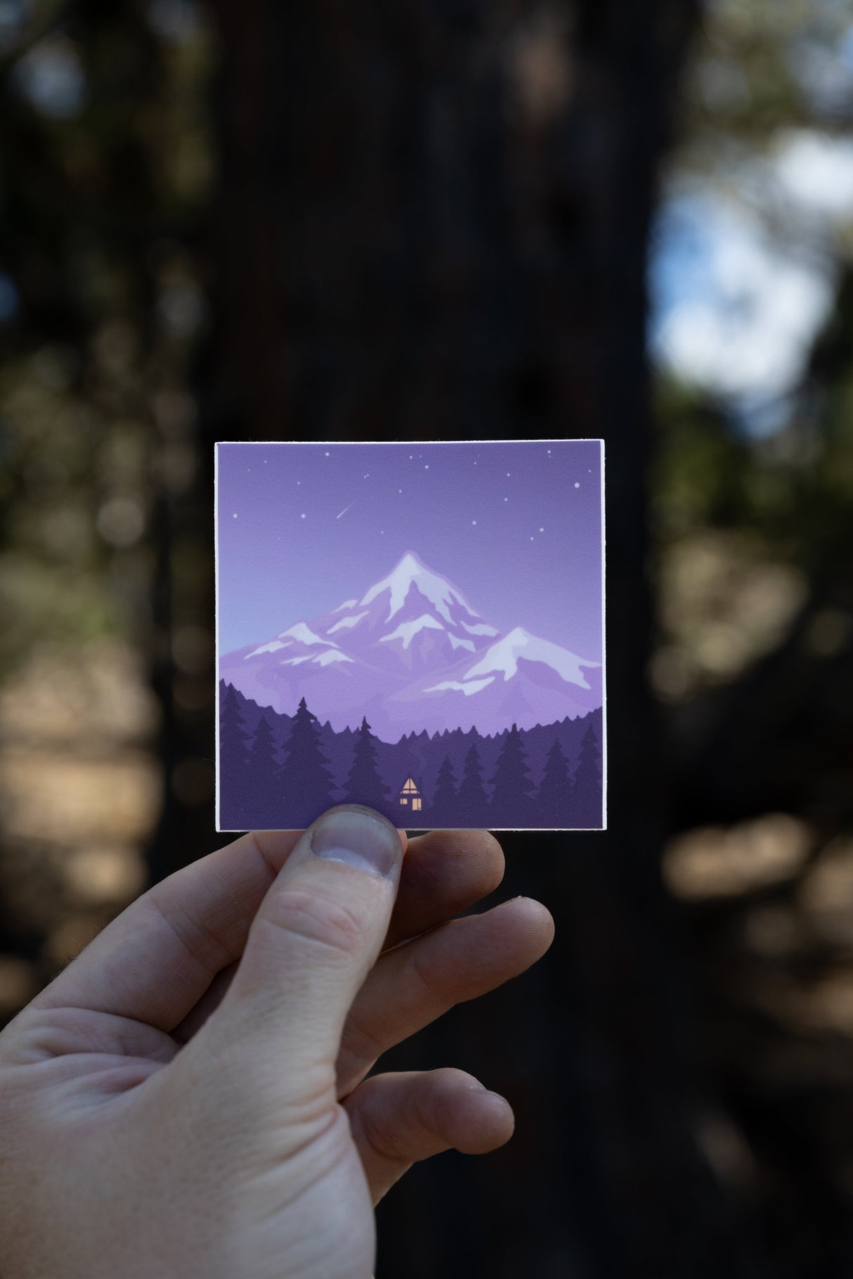 Cozy Retreat Sticker