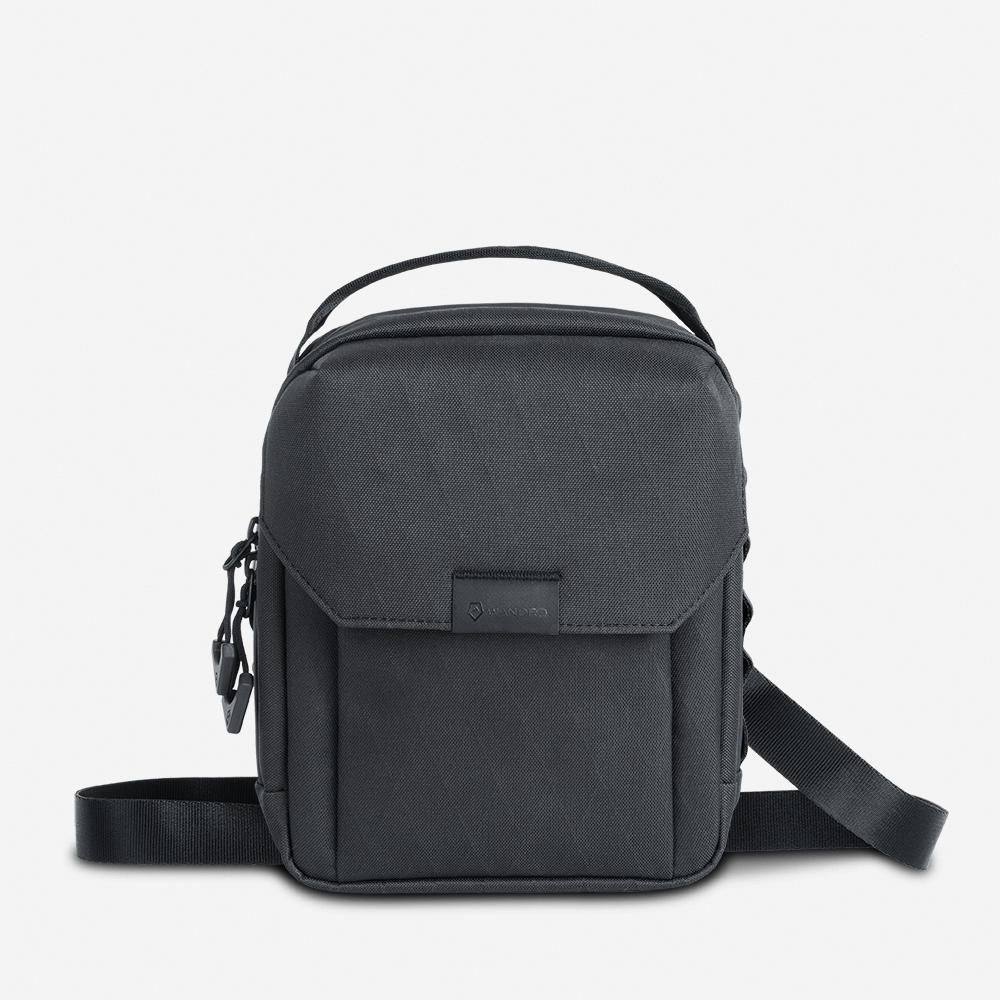 Black Large X1 Crossbody Front | variant_ids: 40235333746768