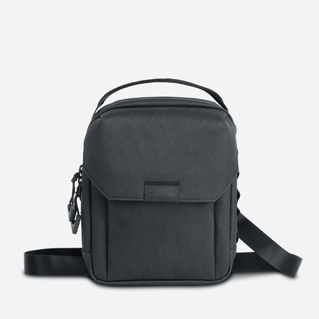Black Large X1 Crossbody Front | variant_ids: 40235333746768