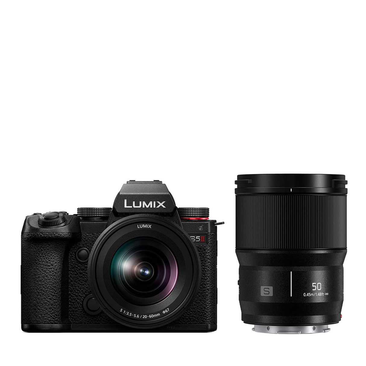 S5II Full Frame Mirrorless Camera + 20-60mm F3.5-5.6 Lens + 50mm F1.8 Lens