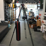 (USED) Manfrotto MVH500A Fluid Drag Video Head with MVT502AM Tripod and Carry Bag