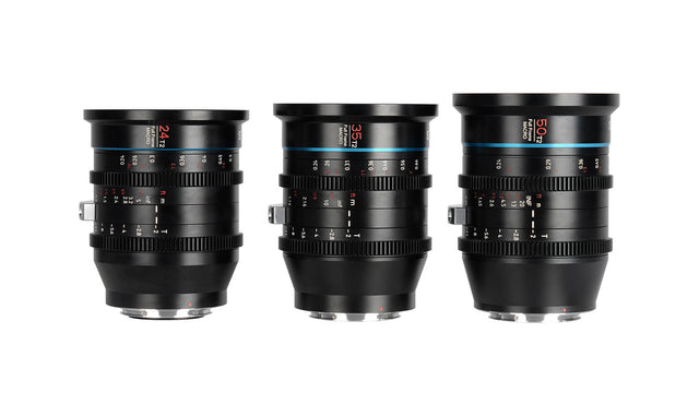 SIRUI Jupiter T2 Full-Frame Macro Cine Lens Set (24mm, 35mm, 50mm)