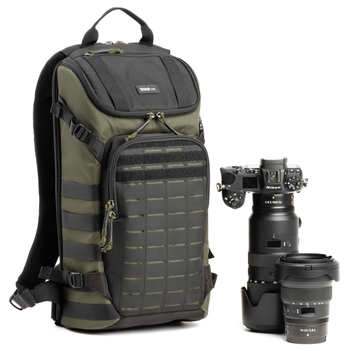 Think Tank Photo DarkLight 14L Backpack (Montane Green) - view 2