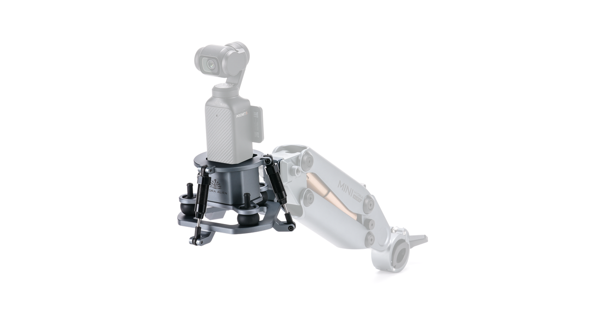 Shock Absorbing Head for Hydra Alien Mini ‚Äì Titanium Gray