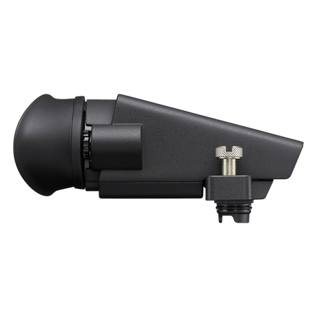 Sony DVF-EL1 OLED viewfinder right side showing tilt mechanism