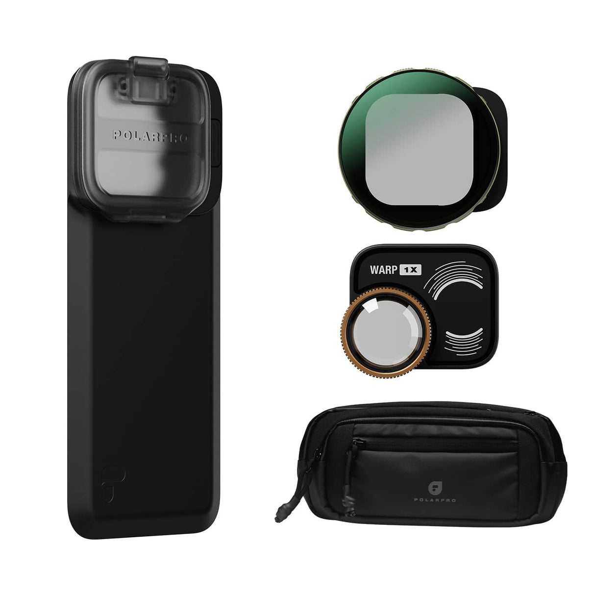 Portable-iPhone-16-Travel-Accessory-PolarPro-Exo.jpg sku:LCP16-EXO-KT-PRO sku:LCP16-EXO-KT-MAX 