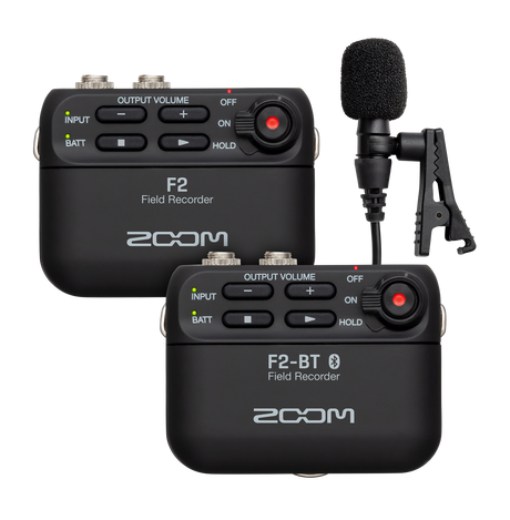 Zoom F2-BT Field Recorder with Bluetooth