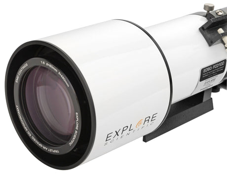 Explore Scientific ED80-FCD100 Series Air-Spaced Triplet Refractor Telescope and Hybrid 2N1 Finder Base- FCD100-0806-01