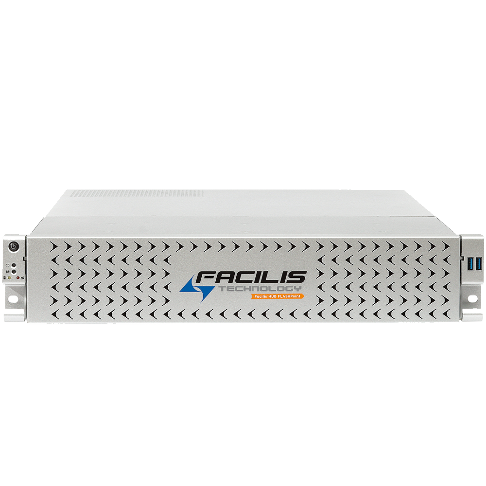 Facilis HUB FLASHPoint 24S - 184TB  System with Unlimited Seats of FastTracker, Smart Access Rules and WANLink Remote Client