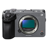 Sony FX5 Full-Frame Cinema Camera body front view showing E-mount and full-frame sensor