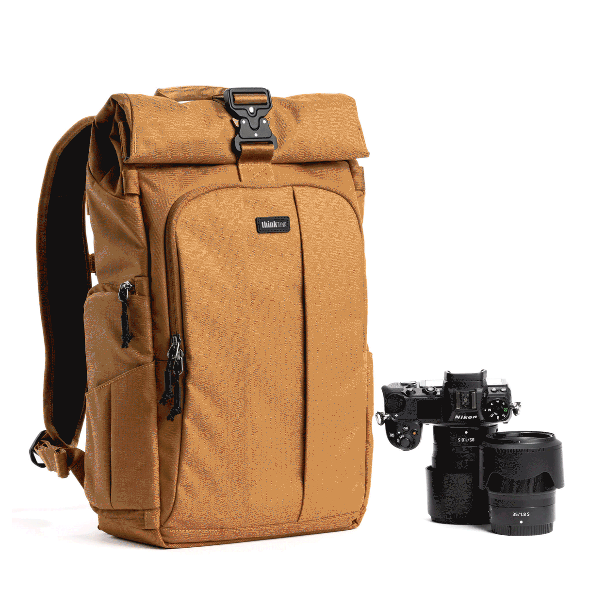 Think Tank Photo FocusPoint Rolltop 22L Backpack (Asphalt Black) - view 2