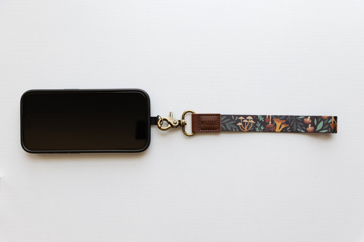 Forest Foliage Wristlet Keychain
