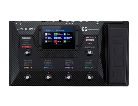 Zoom Multi-Effects Processor with Expression Pedal