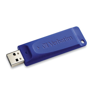 Verbatim USB Flash Drive USB 2.0 Blue TAA MICROBAN 32GB