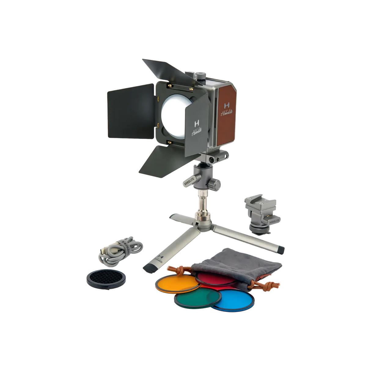 Hobolite Mini 20W Portable Bi-Color Continuous LED Lighting Kit
