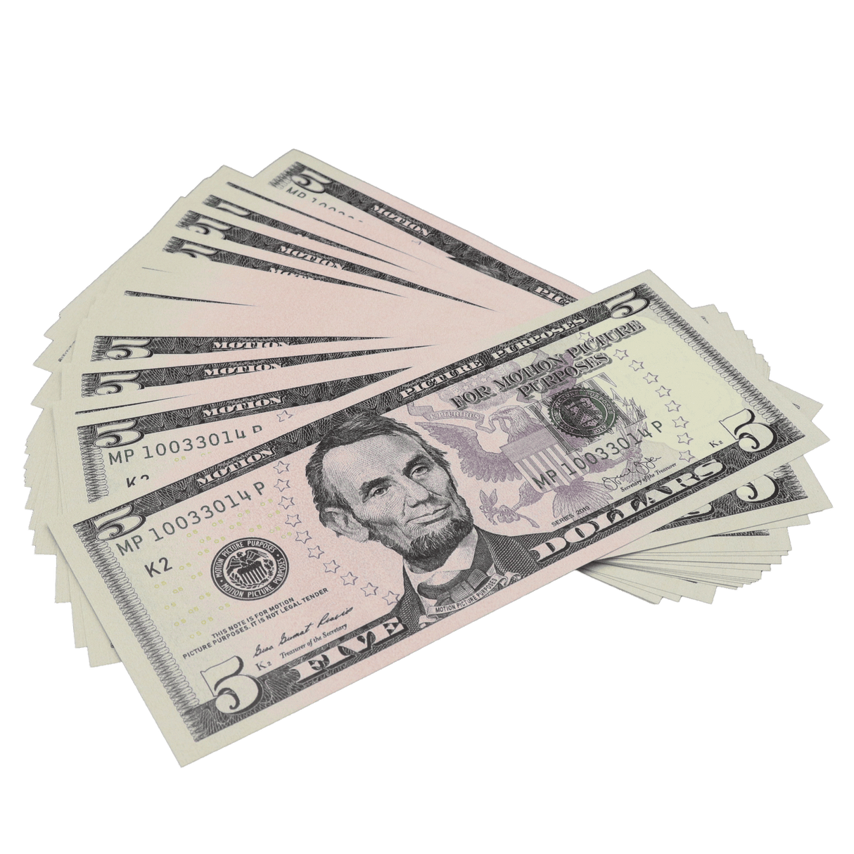All Denomination Full Print New Series Mixed Bills Stack