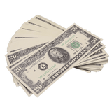 All Denomination Full Print 1990 Series Mixed Bills Stack