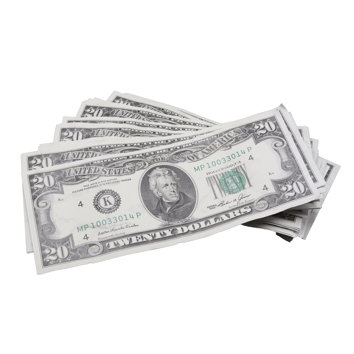 $6,000 Aged Full Print 1990 Series Stacks Bundle