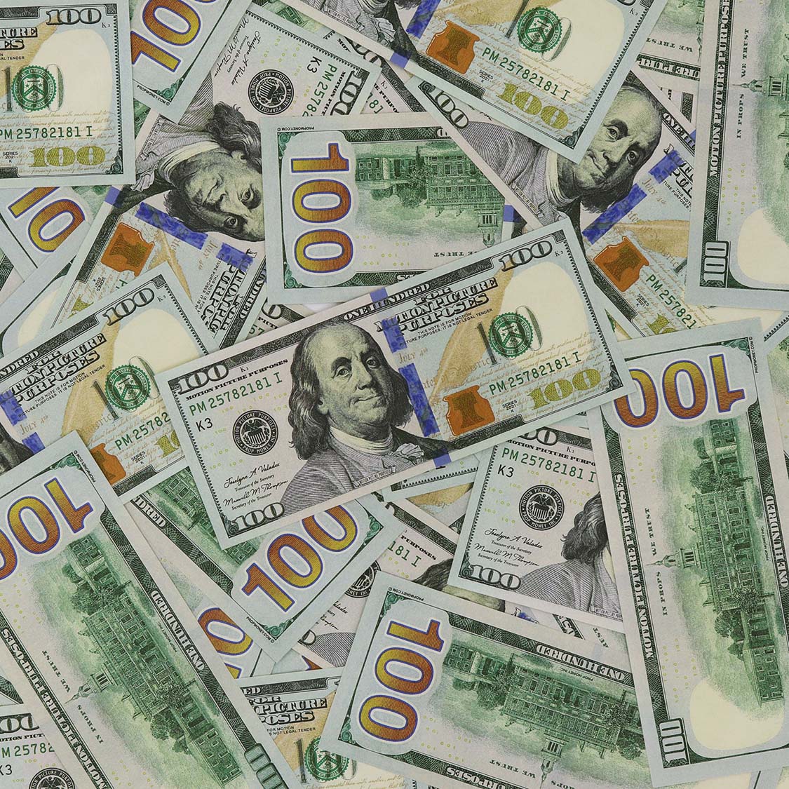 $500,000 Full Print New Series Stacks